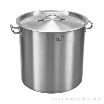 Stainless Steel Straight Soup Pot